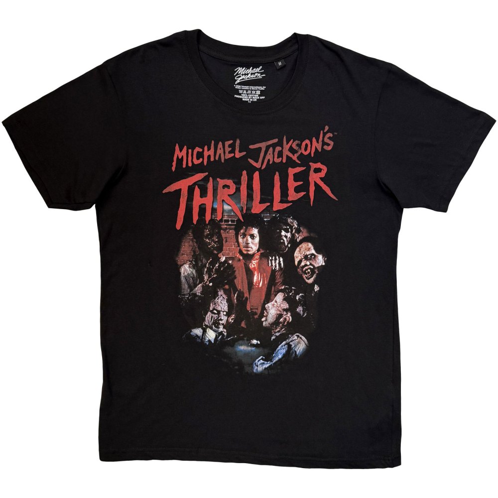 Michael Jackson - Thriller Zombies Mens Tshirt - Black